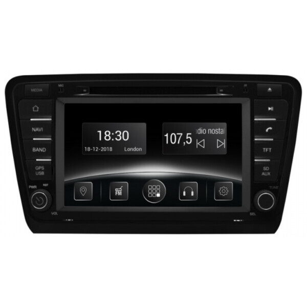 

Штатная магнитола Gazer CM5008-5E3 Skoda Octavia A7 (5E3) (2013-2016)