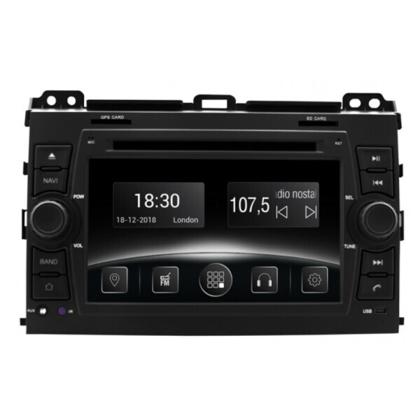 

Штатная магнитола Gazer CM5007-TYT Toyota Prado (J120) (2002-2009)