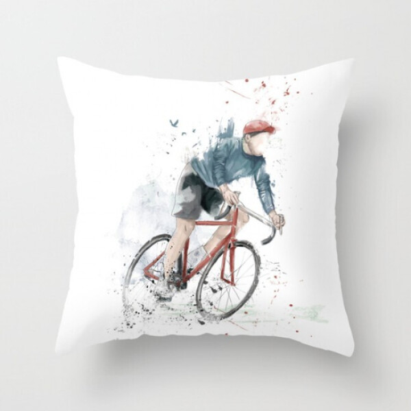 

Подушка декоративная с рисунком I want to ride my bicycle 45х45 см (pod00056)
