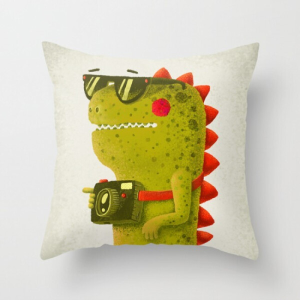 

Подушка декоративная с рисунком Dino touristo (olive) 45х45 см (pod00061)