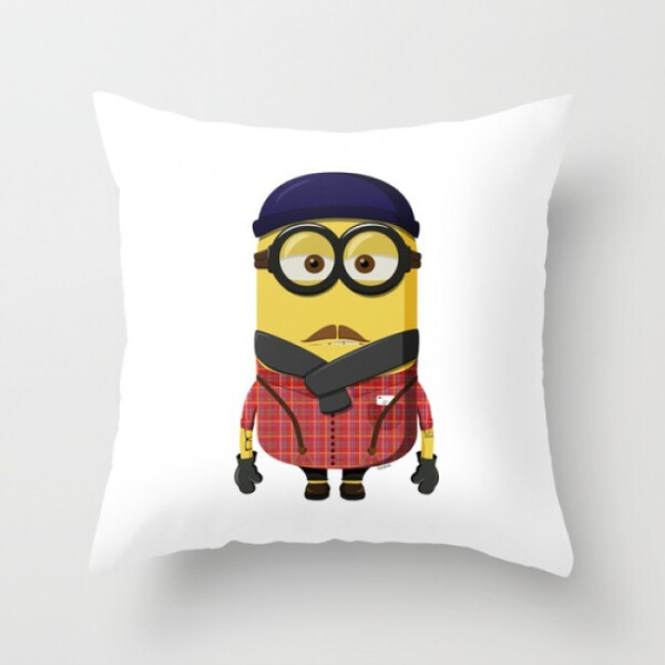 

Подушка декоративная с рисунком Hipster Minion 45х45 см (pod00063)