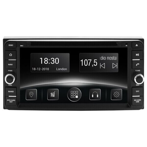 

Штатная магнитола Gazer CM6006-120 Toyota Universal