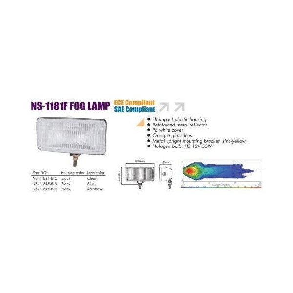 

Фары дополнительные Sirius NS-1181 F-B-C