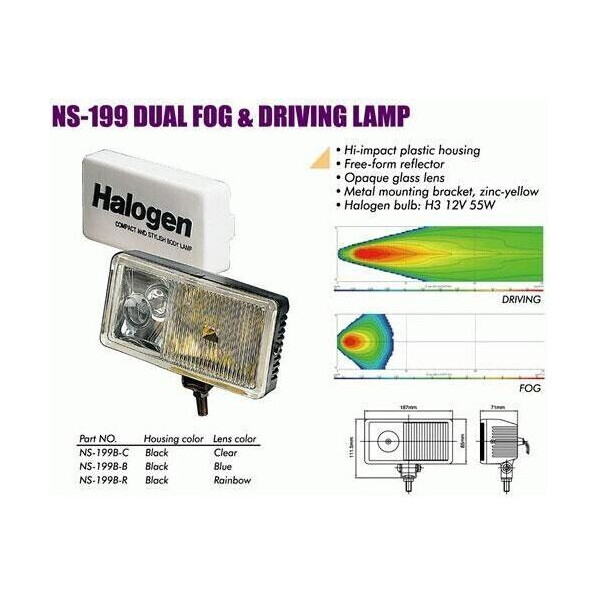 Фары дополнительные Sirius NS-199 B-C