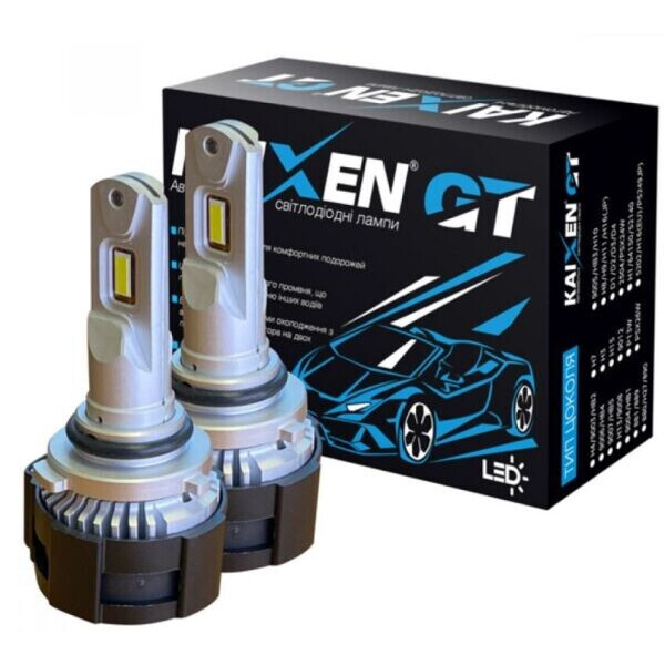 

Светодиодные автолампы Kaixen GT H10/HB3(9005) 6000K 50W