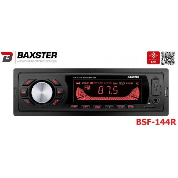 

Автомагнитола Baxster BSF-144 BT red