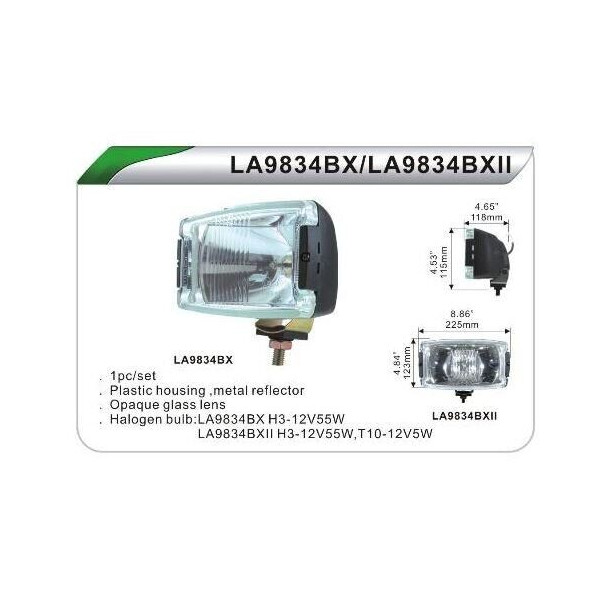 

Фара дополнительная Dlaa 9834BXII-W