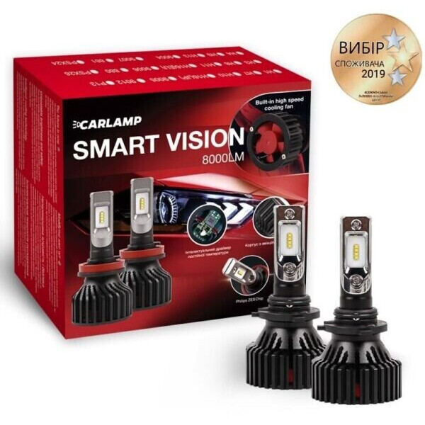 Светодиодные автолампы Carlamp Smart Vision HB4 8000 Lm 6500 K