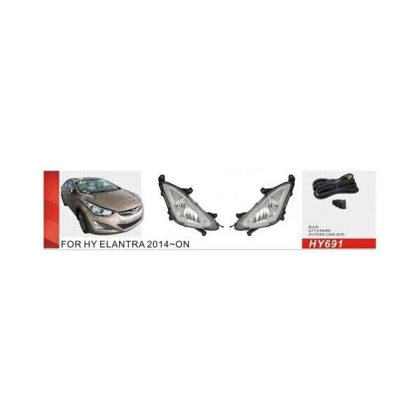 

Противотуманные фары Dlaa HY-691W Hyundai Elantra 2014