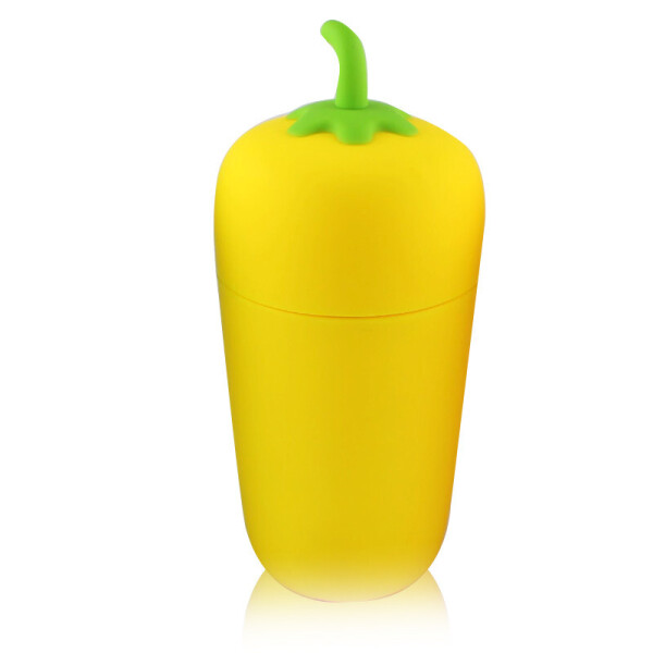 

Термокружка из стекла в силиконвой защите с крышкой Peper желтая