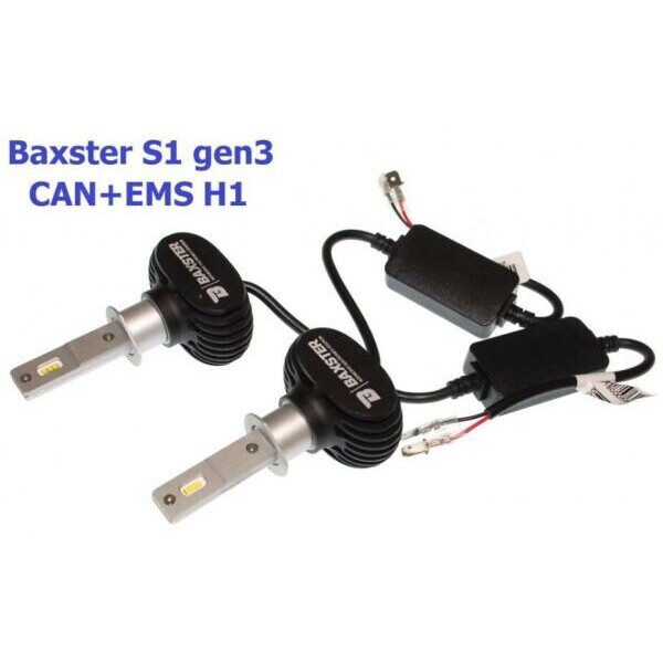 

Светодиодные автолампы Baxster S1 gen3 H1 5000K CAN+EMS