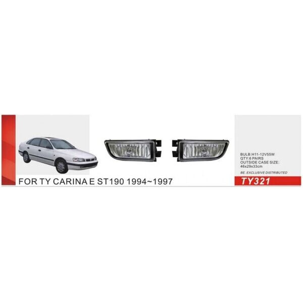 

Противотуманные фары Dlaa TY-321W Toyota Carina E