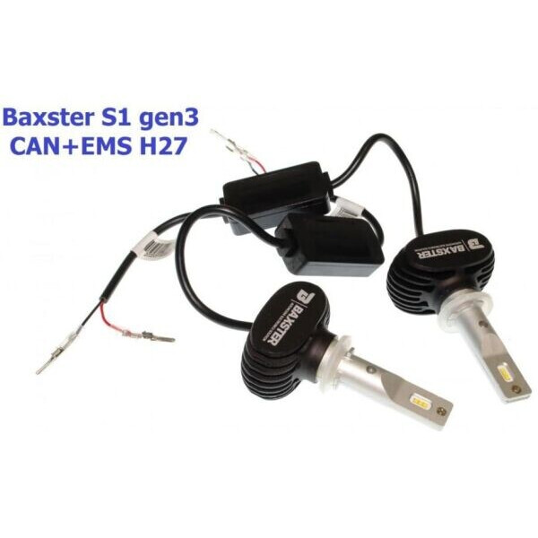 

Светодиодные автолампы Baxster S1 gen3 H27 6000K CAN+EMS
