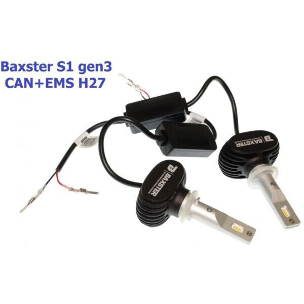 

Светодиодные автолампы Baxster S1 gen3 H27 5000K CAN+EMS