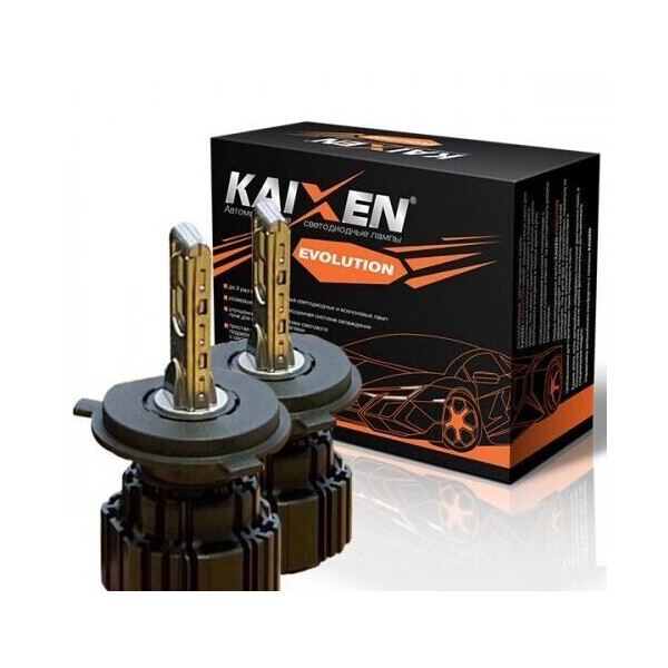 

Светодиодные автолампы Kaixen EVO H4 6000K 50W