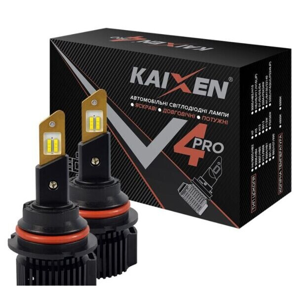 

Светодиодные автолампы Kaixen V4 Pro HB5(9007) 6000K 50W