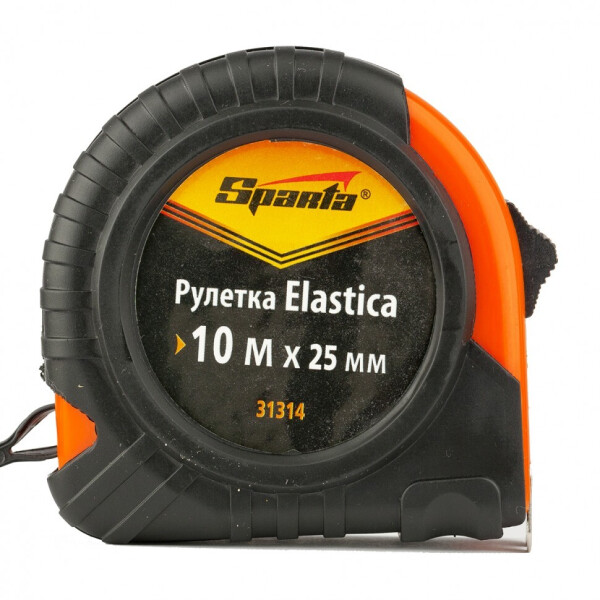

Рулетка Sparta Elastica 10м 25мм прогумований корпус