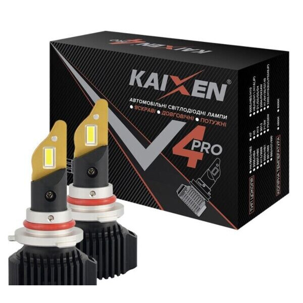 

Светодиодные автолампы Kaixen V4 Pro HB4(9006) 6000K 50W