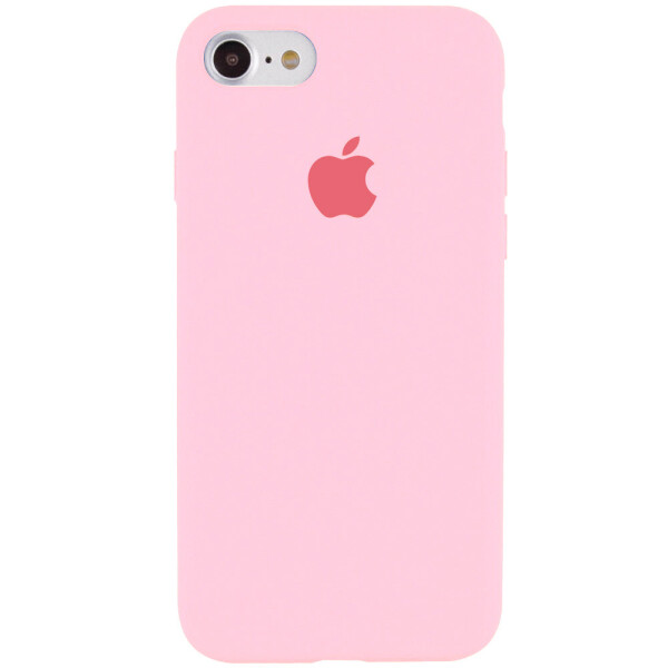 

Противоударный Силиконовый Чехол-Бампер Epik Silicone Case Full Protective AA для Apple iPhone 6/6s (4.7") Ударопрочная панель с Микрофиброй / Розовый / Light pink