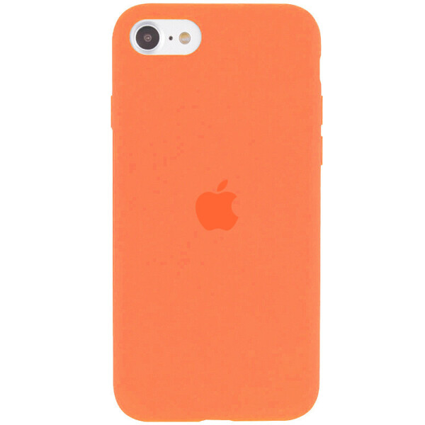 

Противоударный Силиконовый Чехол-Бампер Epik Silicone Case Full Protective AA для Apple iPhone SE (2020) Ударопрочная панель с Микрофиброй / Оранжевый / Vitamin C