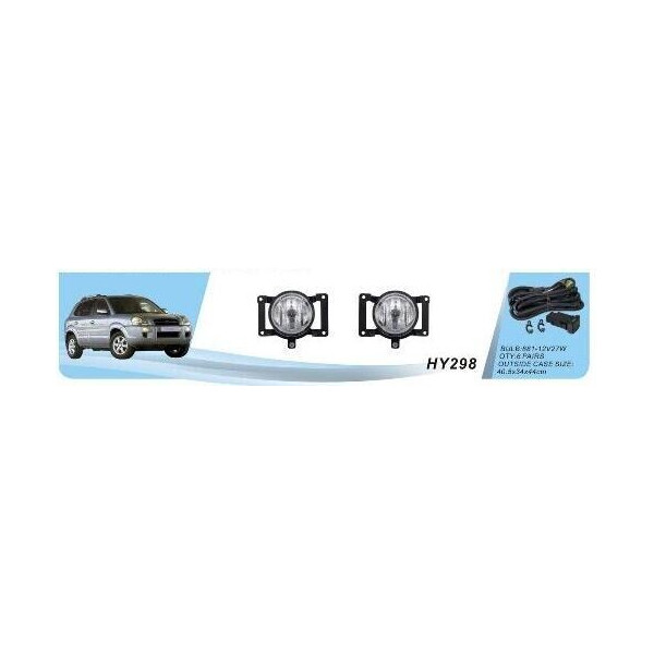 

Противотуманные фары Dlaa HY-298 Hyundai Tucson 2003-08