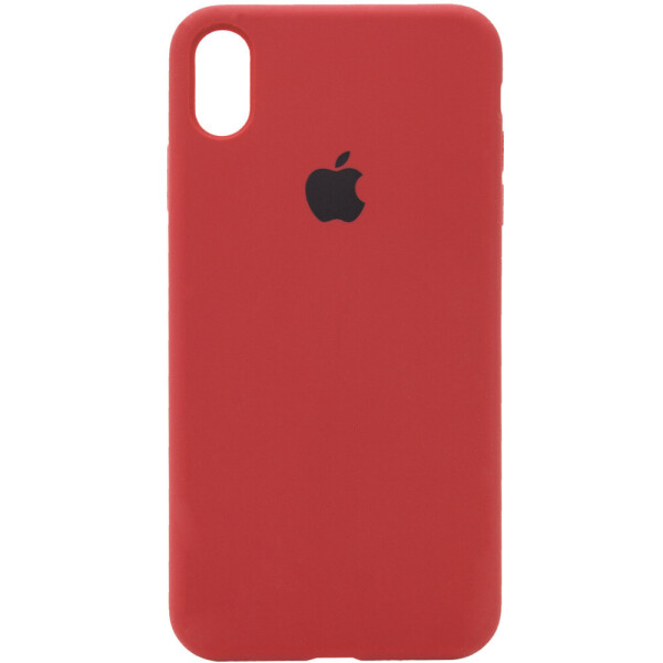

Противоударный Силиконовый Чехол-Бампер Epik Silicone Case Full Protective AA для Apple iPhone XR (6.1") Ударопрочная панель с Микрофиброй / Красный / Dark Camellia