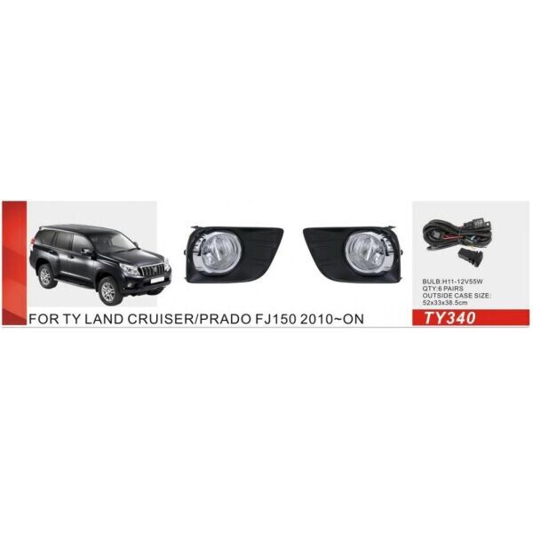 

Противотуманные фары Dlaa TY-340W Toyota Prado 150 2010-13