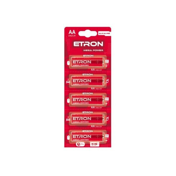 

Батарейка ETRON Mega Power АА-LR6 Blister Alkaline 1шт