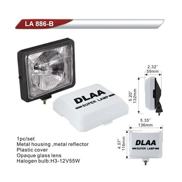 

Фары дополнительные Dlaa 886B-W