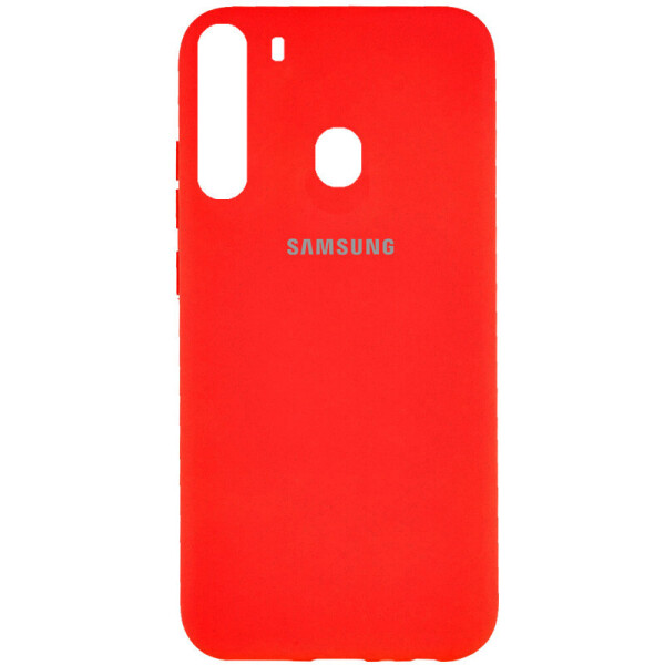 

Противоударный Защитный Чехол - Накладка Epik Silicone Cover Full Protective A для Samsung Galaxy A21 Силиконовый Термопоулиретан с Микрофиброй / Красный / Red