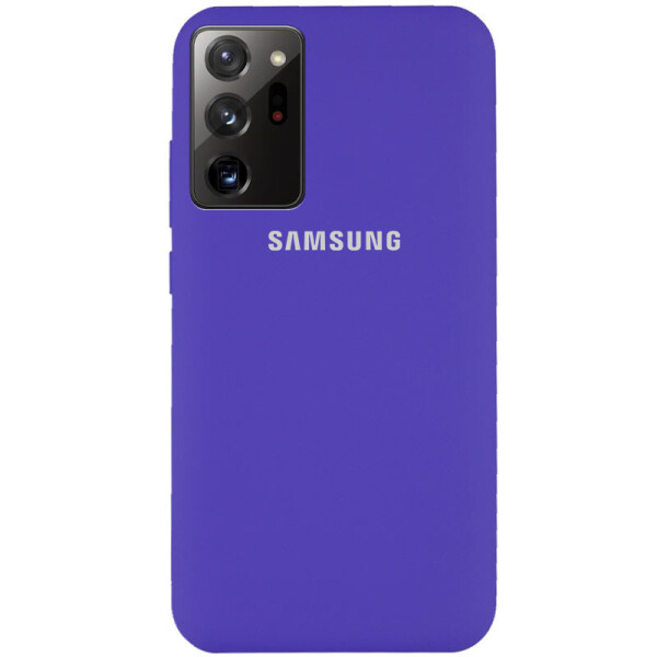 

Противоударный Защитный Чехол - Накладка Epik Silicone Cover Full Protective AA для Samsung Galaxy Note 20 Силиконовый Термопоулиретан с Микрофиброй / Ultra Фиолетовый / Purple