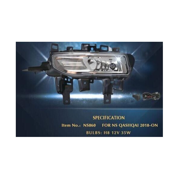 

Противотуманные фары Dlaa NS-860W Nissan Qashqai 2017