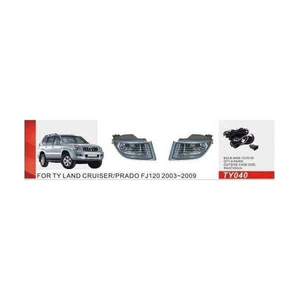 

Противотуманные фары Dlaa TY-040W Toyota Prado 120 2003-09