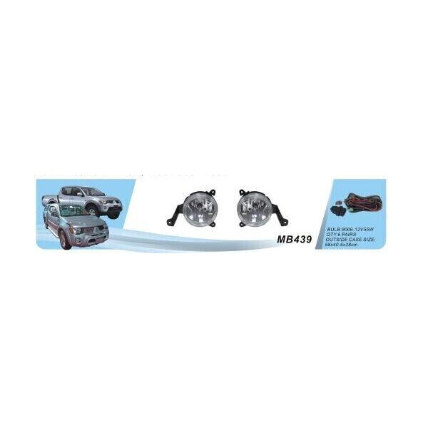 

Противотуманные фары Dlaa MB-439W Mitsubishi Triton L200 2006-08
