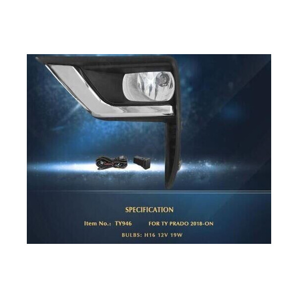 

Противотуманные фары Dlaa TY-946A-W Toyota Prado FJ150 2017