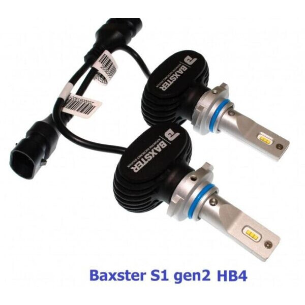 

Светодиодные автолампы Baxster S1 gen2 HB4 (9006) 5000K