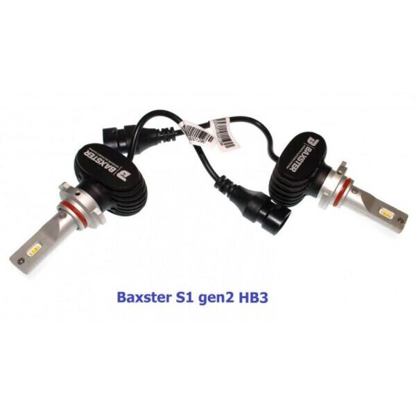 

Светодиодные автолампы Baxster S1 gen2 HB3 (9005) 5000K