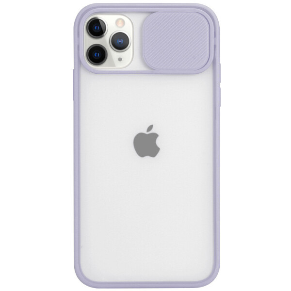 

Противоударный Защитный Термополиуретановый Чехол - Накладка Epik Camshield mate для Apple iPhone 11 Pro Max (6.5") со Шторкой для Камеры / Сиреневый