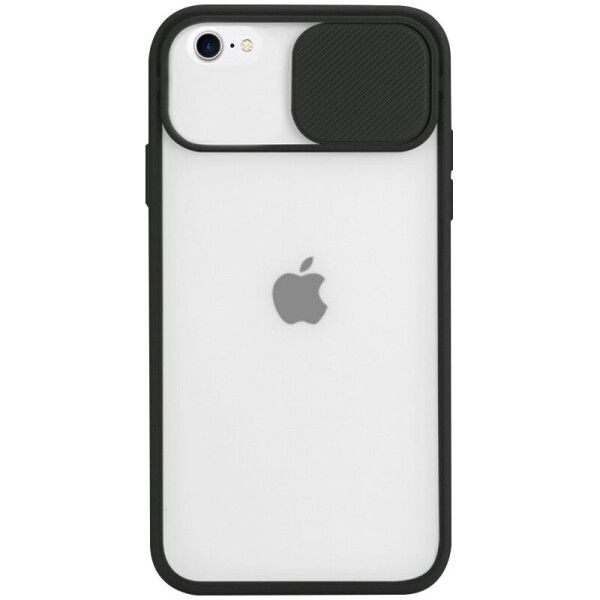 

Противоударный Защитный Термополиуретановый Чехол - Накладка Epik Camshield mate для Apple iPhone 7 / 8 / SE (2020) (4.7) со Шторкой для Камеры / Черный