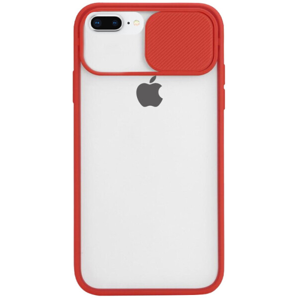 

Противоударный Защитный Термополиуретановый Чехол - Накладка Epik Camshield mate для Apple iPhone 7 plus + / 8 plus + (5.5") со Шторкой для Камеры / Красный