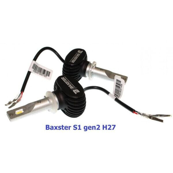 

Светодиодные автолампы Baxster S1 gen2 H27 6000K