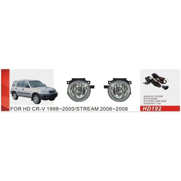 

Противотуманные фары Dlaa HD-192 Honda CRV 1998-00