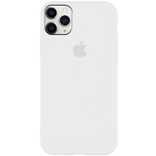 

Противоударный Защитный Силиконовый Чехол - Накладка Epik Silicone Case Slim Full Protective для Apple iPhone 11 Pro Max (6.5") Ультратонкий / + Soft-touch Покрытие / Белый / White