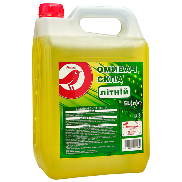 

Омыватель стекла Auchan, летний, 5 л