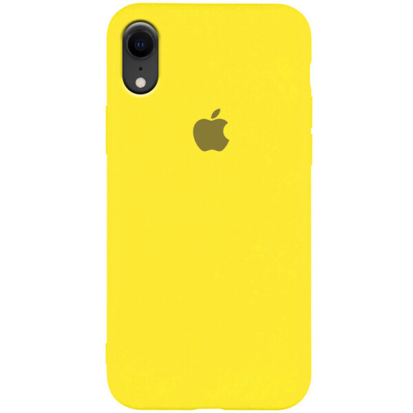 

Противоударный Защитный Силиконовый Чехол - Накладка Epik Silicone Case Slim Full Protective для Apple iPhone XR (6.1") Ультратонкий / + Soft-touch Покрытие / Желтый / Neon Yellow