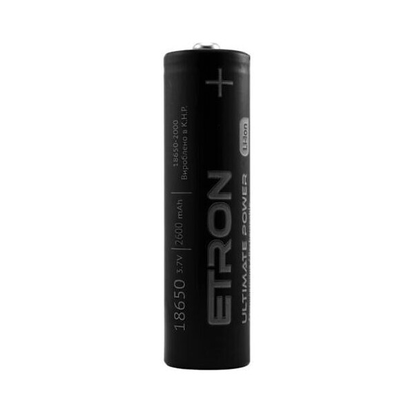 

Акумулятор ETRON Ultimate Power 18650 2600mAh 1 шт