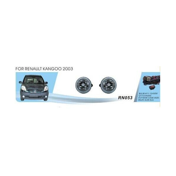 

Противотуманные фары Dlaa RN-053W Renault Kangoo 2003
