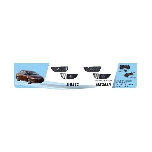 

Противотуманные фары Dlaa MB-282N Mitsubishi Lancer 2007