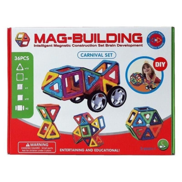 Акція на Магнитный конструктор mag building 36 деталей від Allo UA