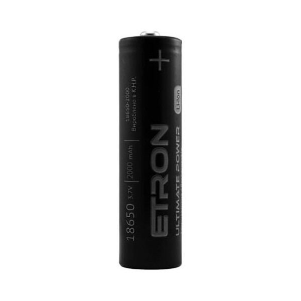 

Акумулятор ETRON Ultimate Power 18650 2000mAh 1шт